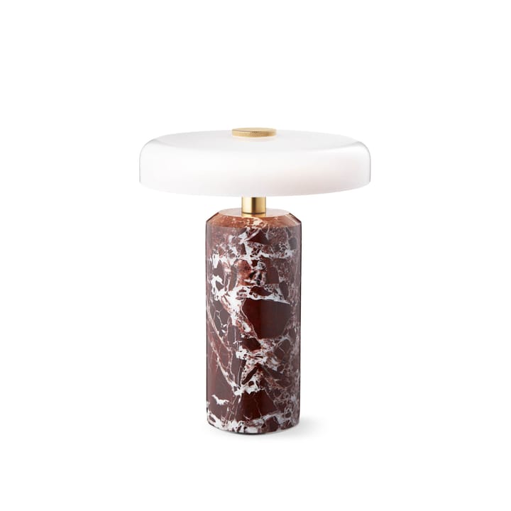 Trip table lamp Ø17x21 cm marble, Burgundy-opal Design By Us