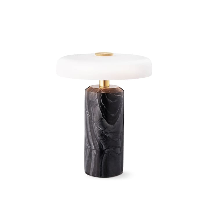 Trip table lamp Ø17x21 cm marble - Coal matte opal - Design By Us