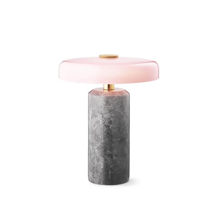 Trip table lamp Ø17x21 cm marble - Silver-pink - Design By Us