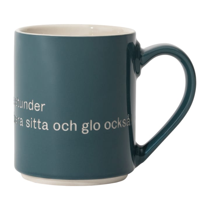 Astrid Lindgren mug. and så ska man ju ha, Svensk text Design House Stockholm