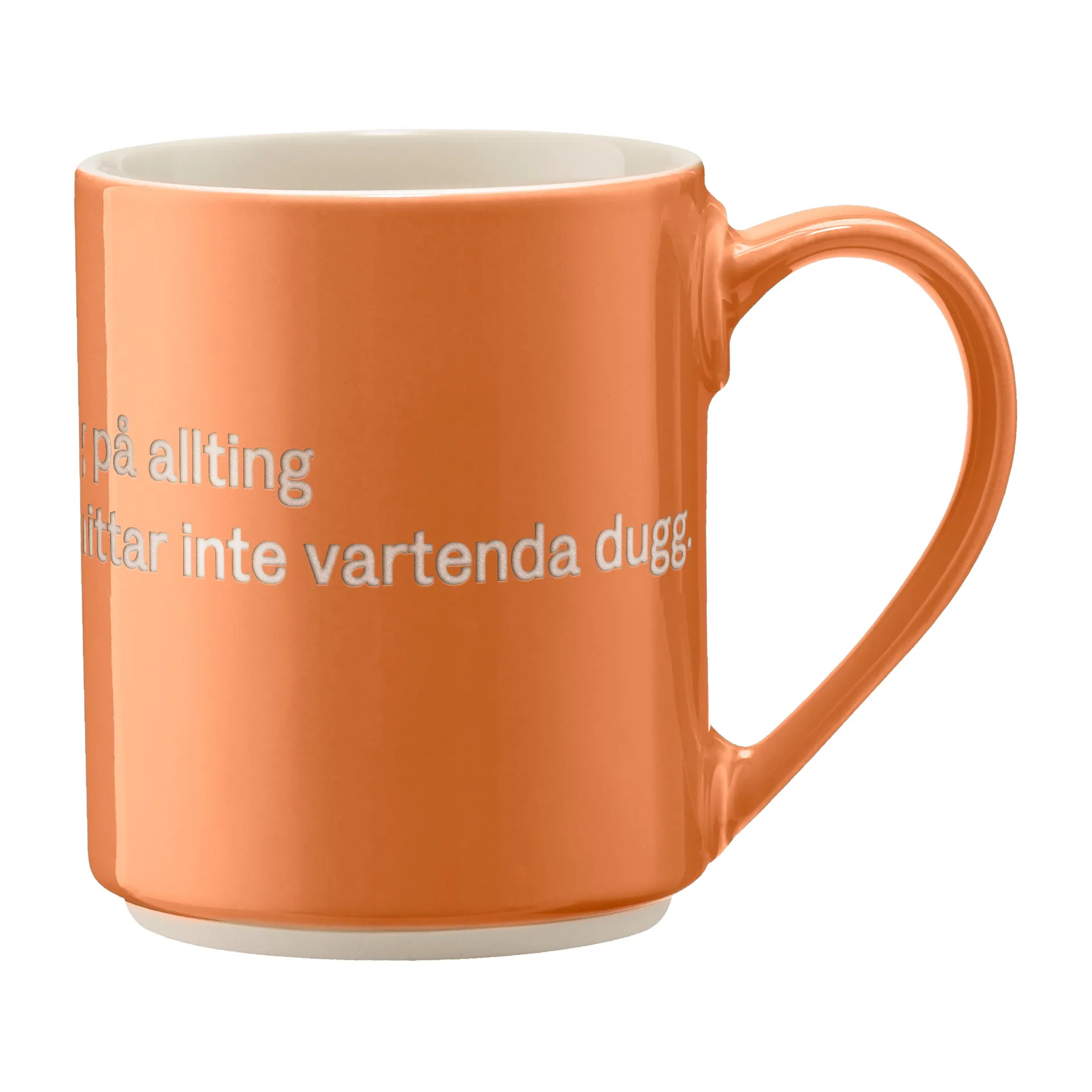 Astrid Lindgren mug, Det är ingen ordning…, Swedish text Design House Stockholm