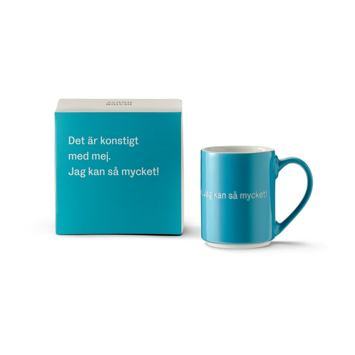 Astrid Lindgren mug 'Det är konstigt med mig…', Swedish text Design House Stockholm
