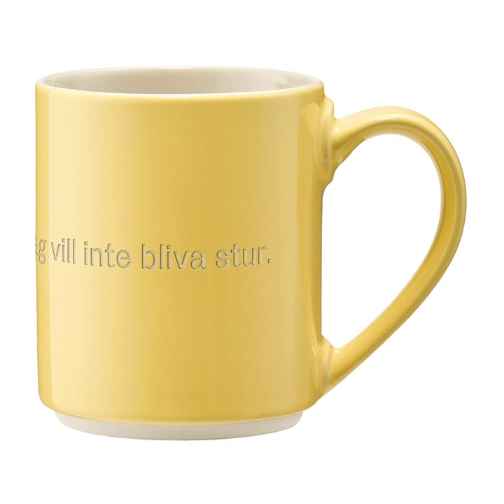 Astrid Lindgren mug. fina lilla krumelur, Swedish text Design House Stockholm