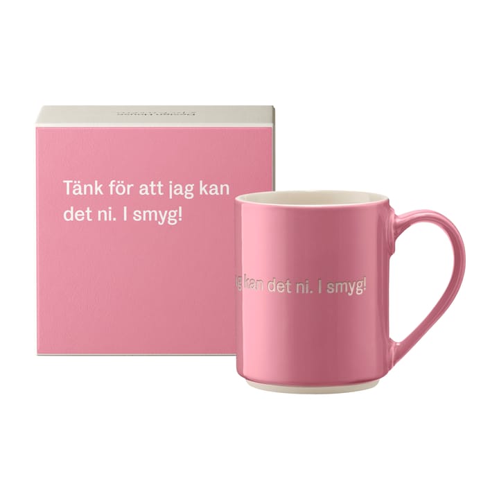 Astrid Lindgren mug, Tänk for att jag kan…, Swedish text Design House Stockholm