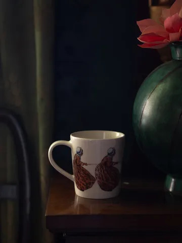 Aunt Brown mug with handle - 40 cl - Design House Stockholm