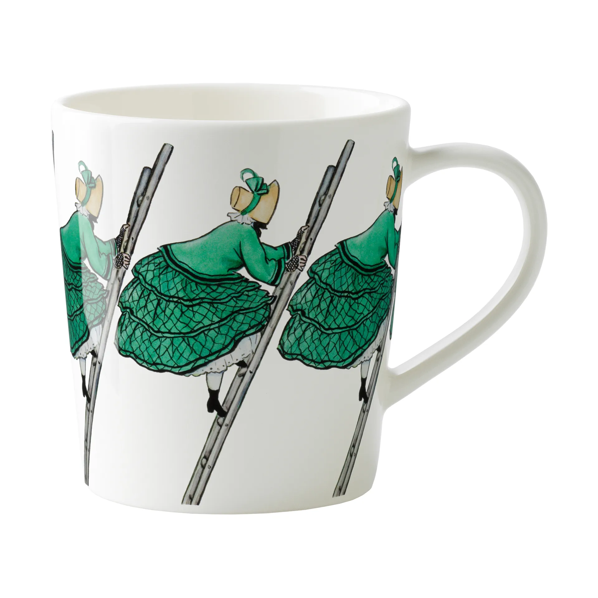 Aunt Green mug with handle, 40 cl Design House Stockholm