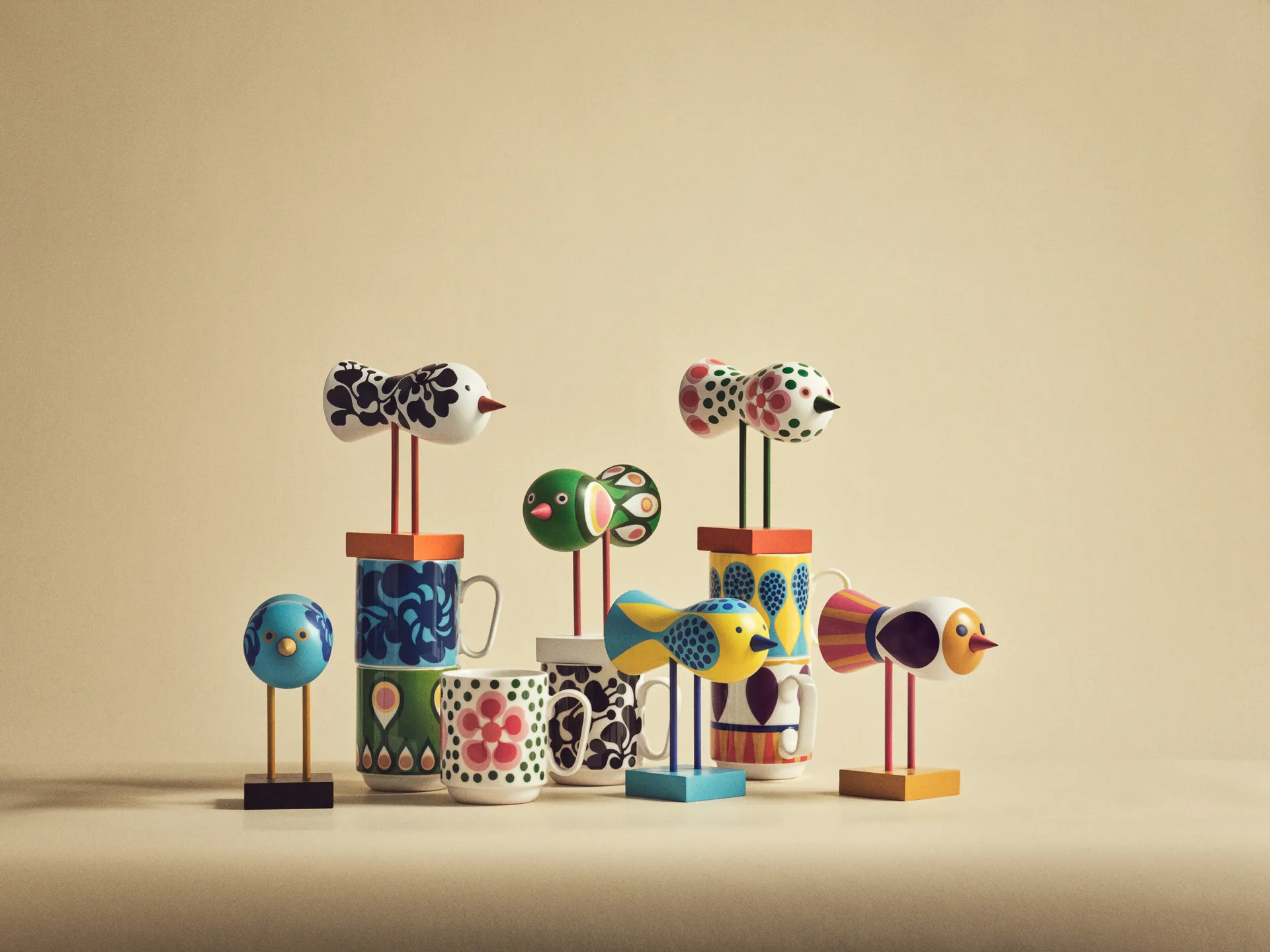 Birds 1967 mug 35 cl, No. 6 Design House Stockholm