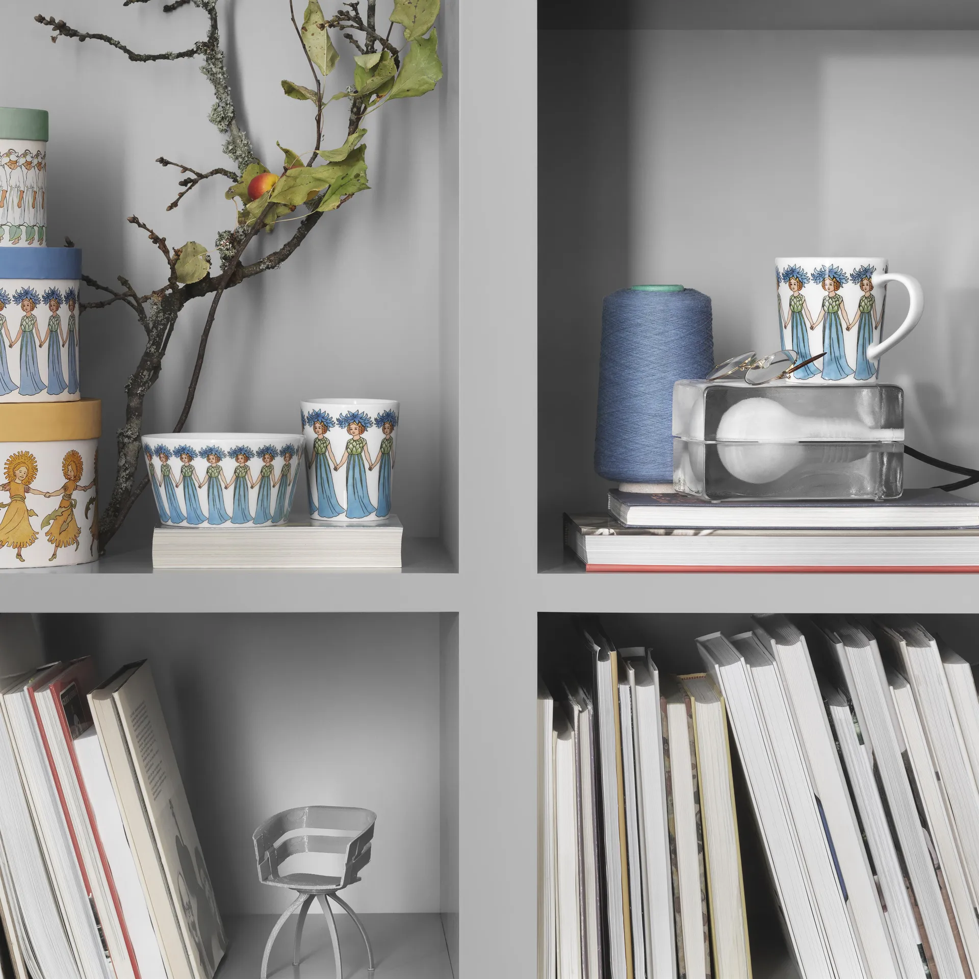 Blåklint mug with handle, 40 cl Design House Stockholm