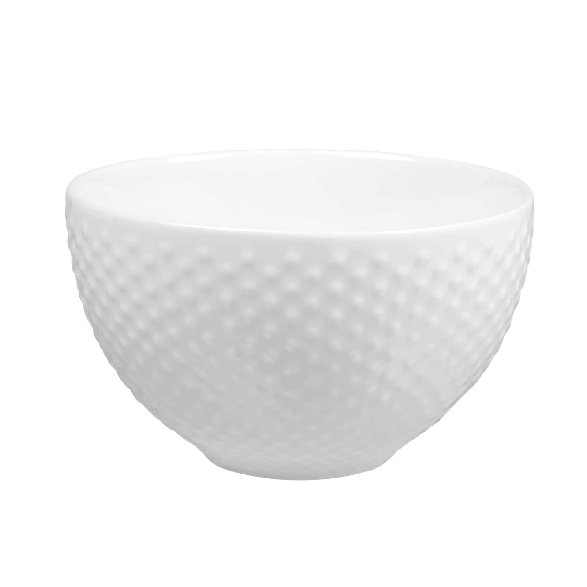 Blond breakfast bowl 60 cl, dot white Design House Stockholm