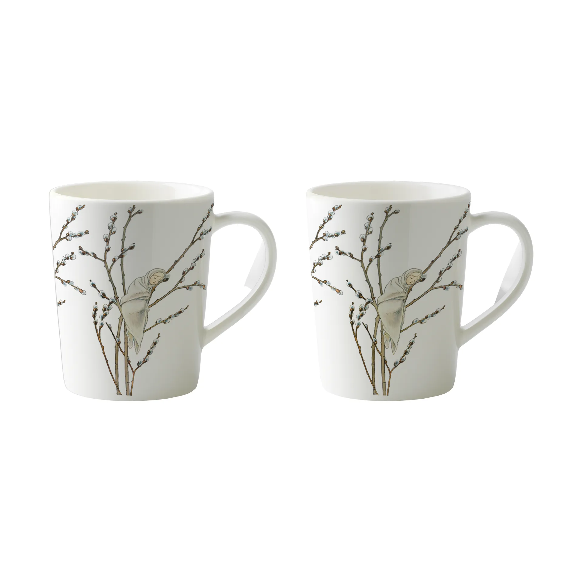 Little Willow mulled wine mug 10 cl 2-pack, White Design House Stockholm