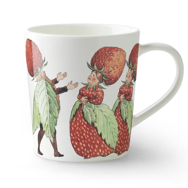 The Strawberry Family mug with handle, 40 cl Design House Stockholm