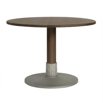 Tock Table dining table - Dark oak, Ø110x76 cm - Design House Stockholm
