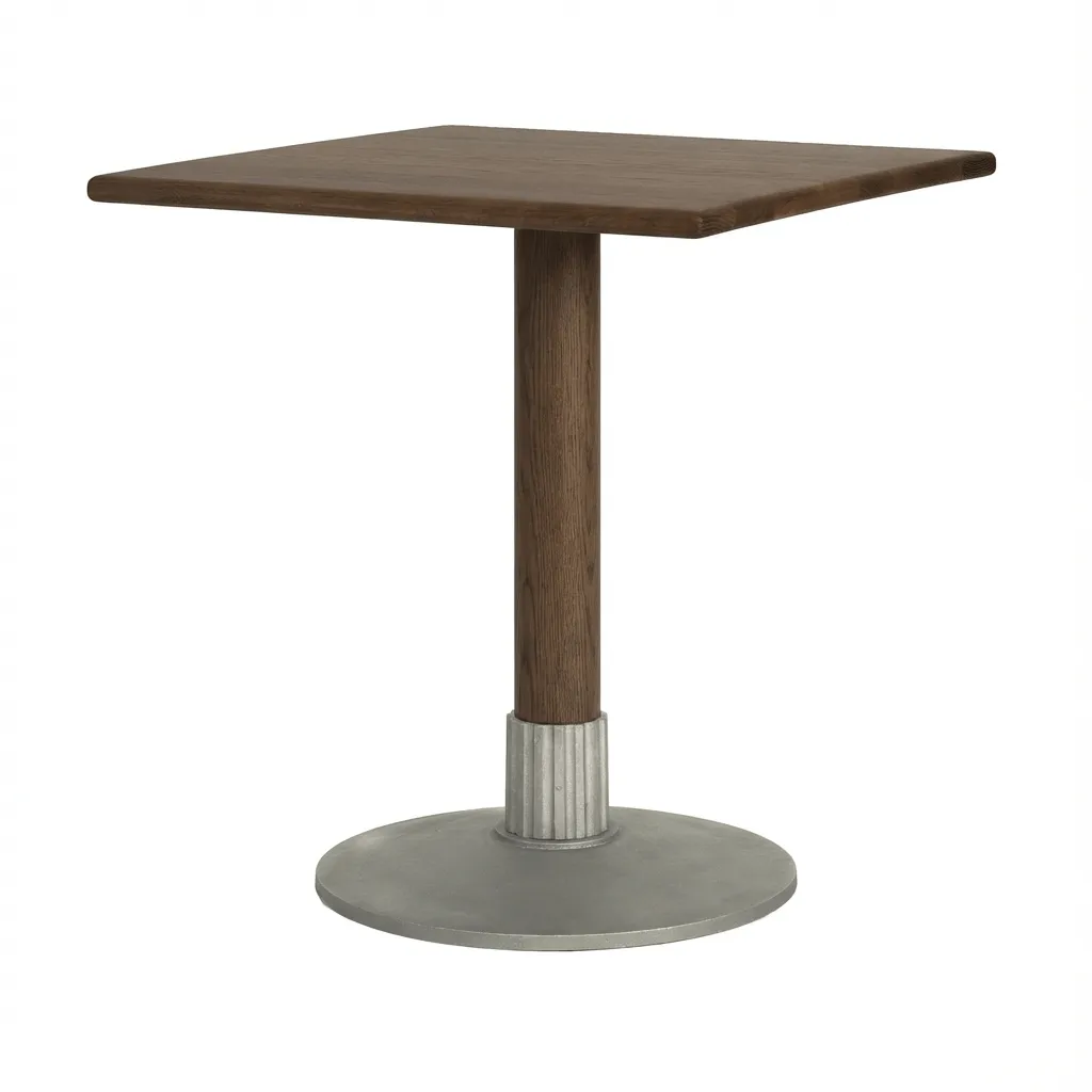 Tock Table dining table, Dark oak, 75x75x76 cm Design House Stockholm