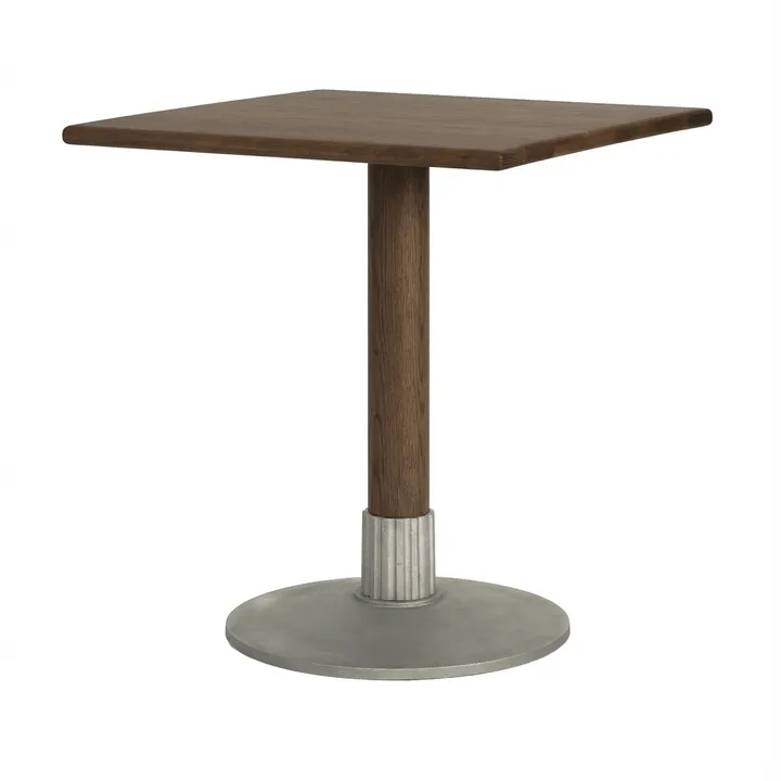 Tock Table dining table - Dark oak, 75x75x76 cm - Design House Stockholm