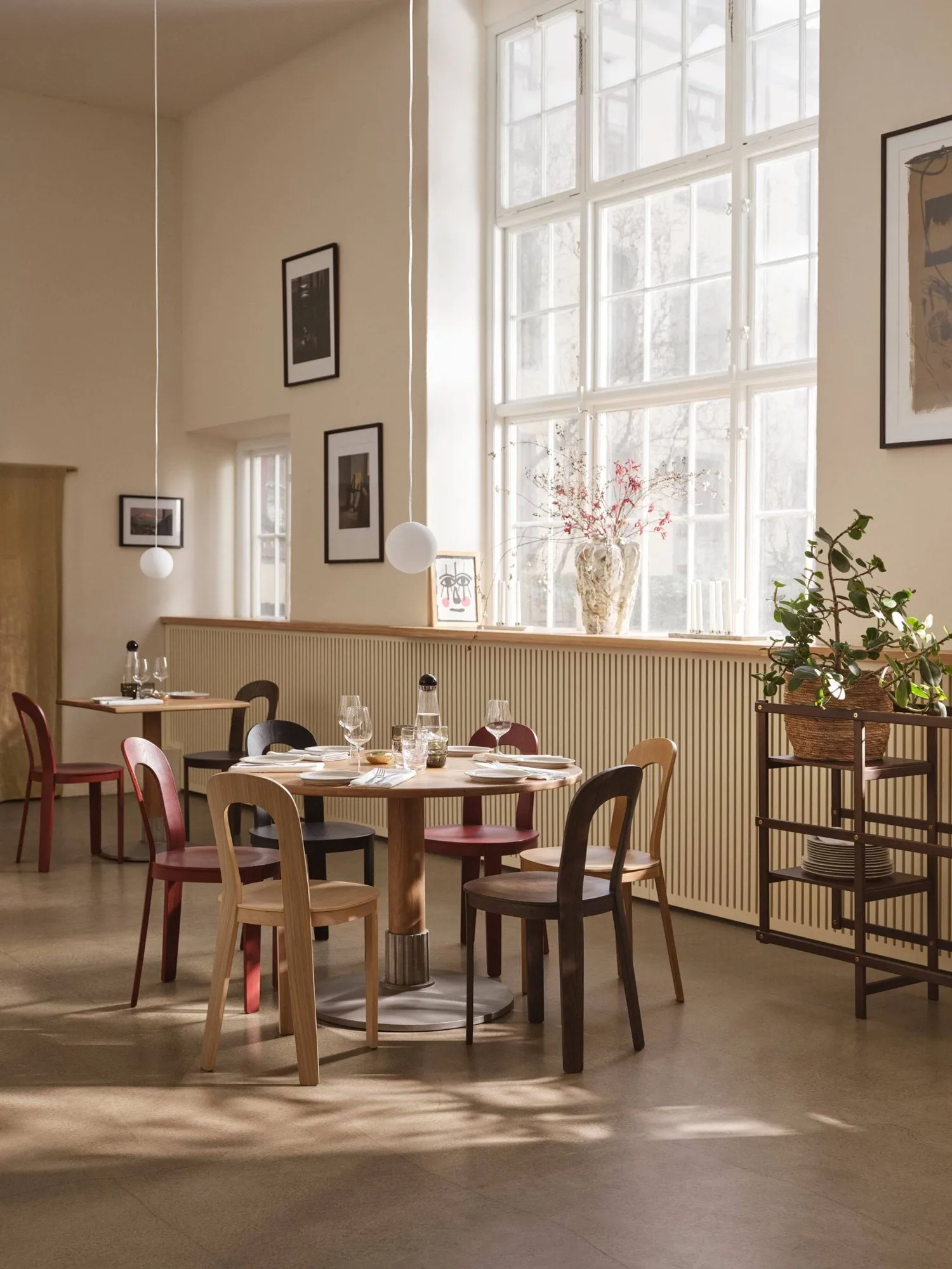 Tock Table dining table, Oak, 75x75x76 cm Design House Stockholm