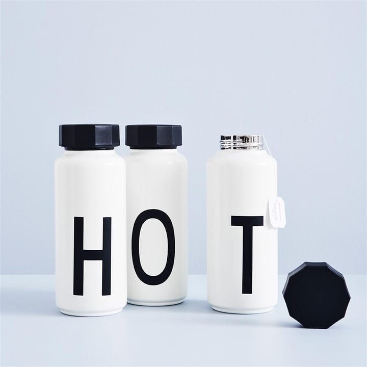AJ Vintage thermos, D Design Letters