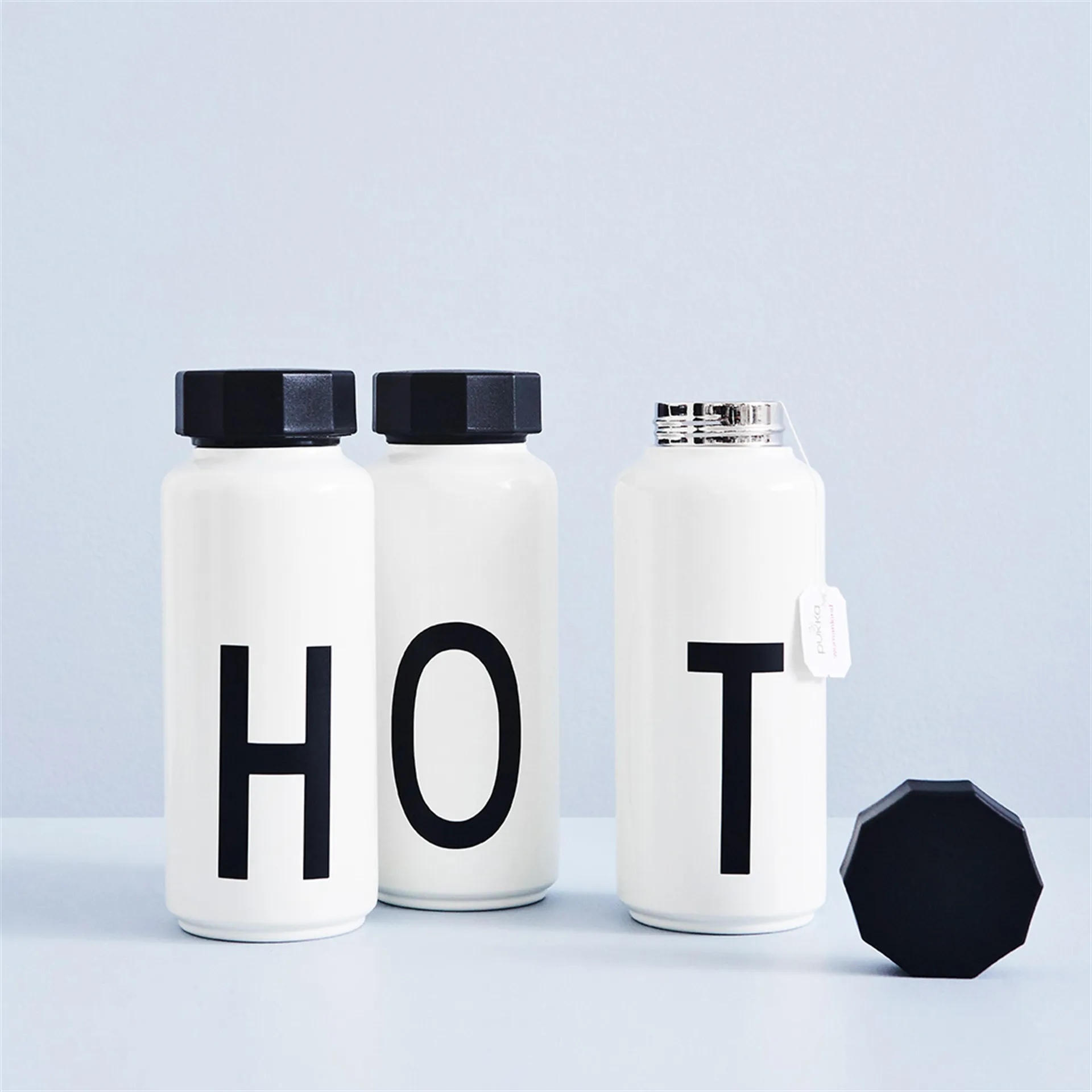 AJ Vintage thermos, T Design Letters