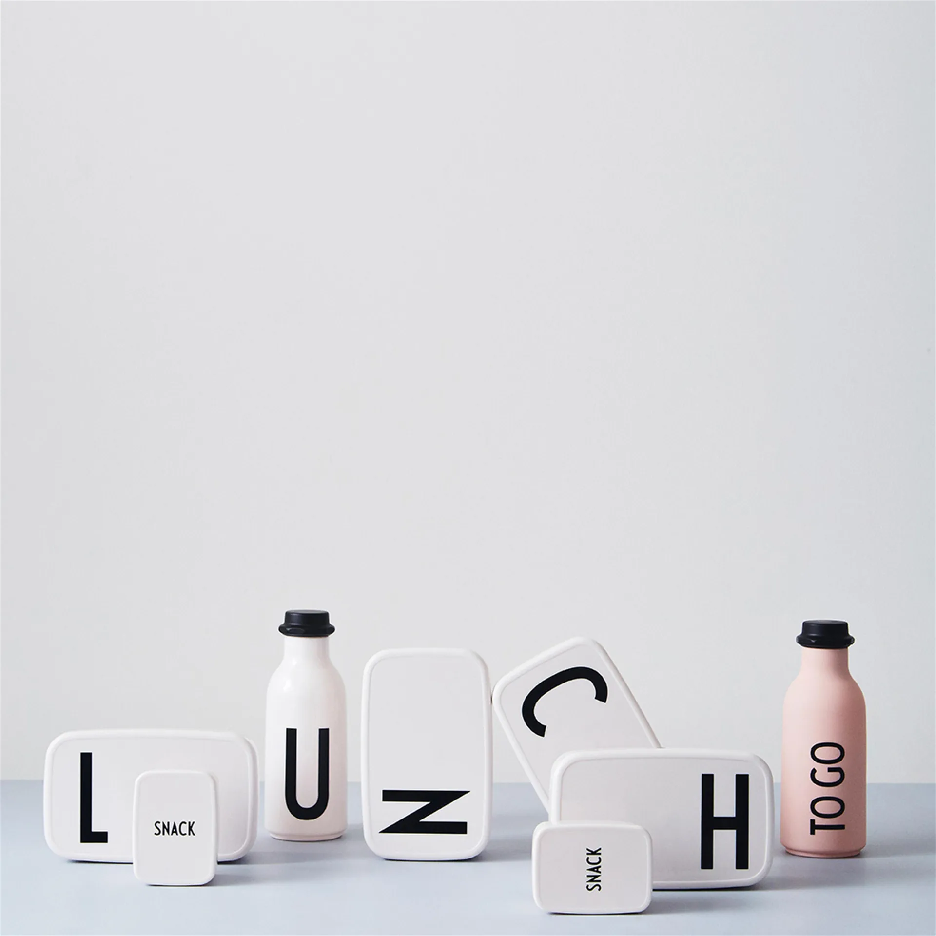 AJ Vintage thermos, U Design Letters