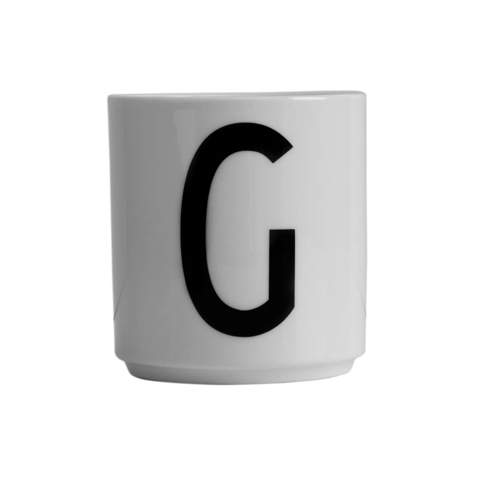 Design Letters cup, G Design Letters
