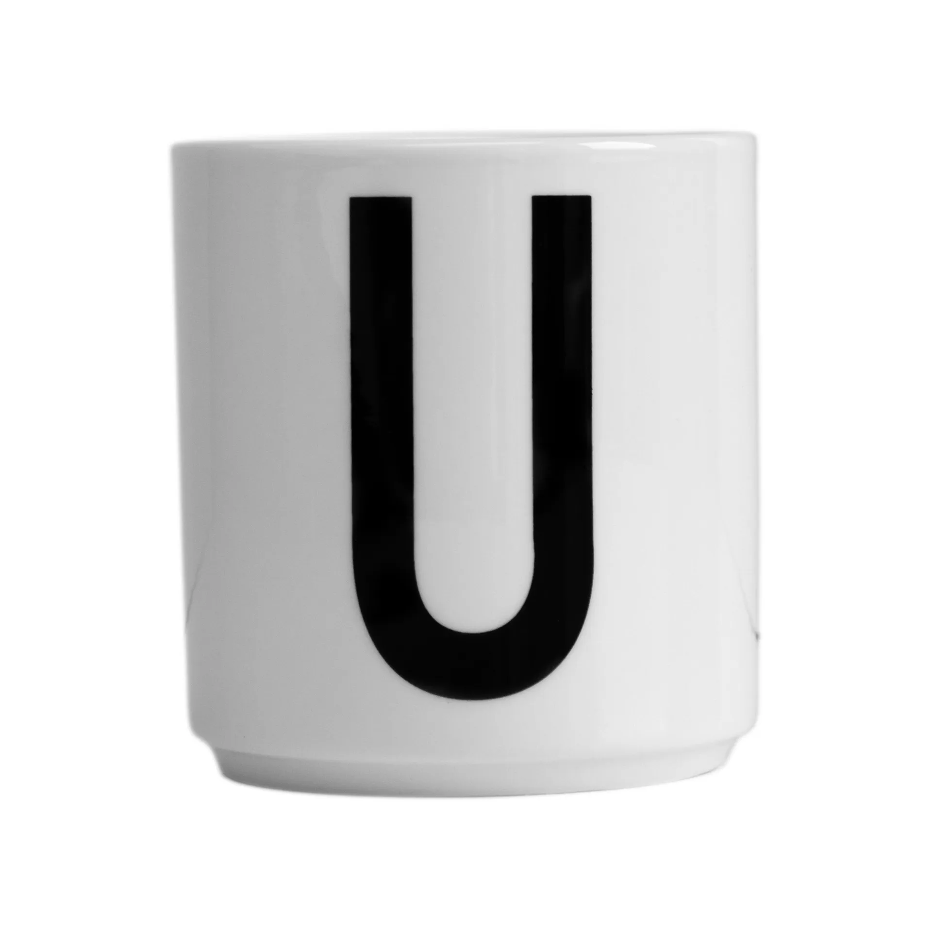 Design Letters cup, U Design Letters