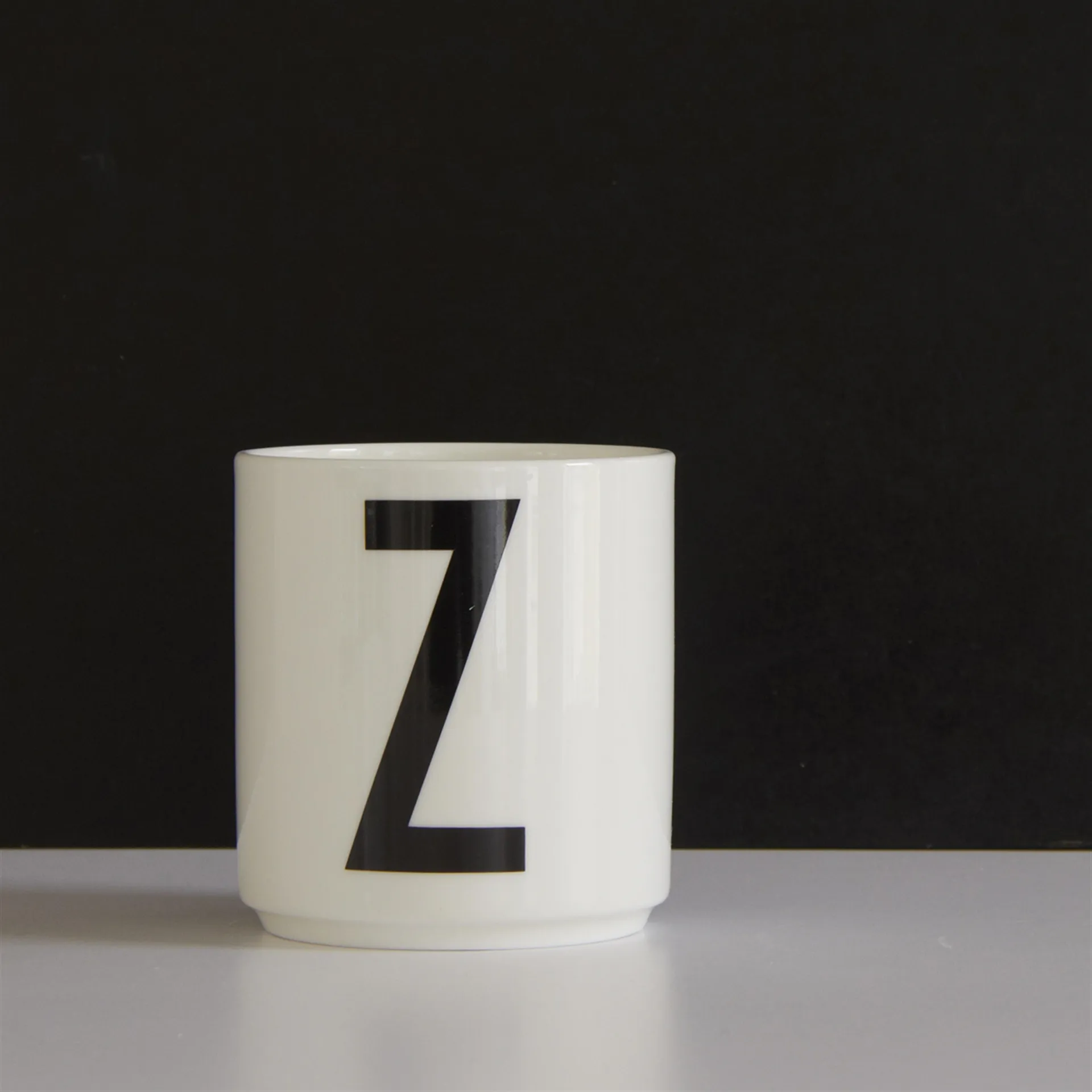 Design Letters cup, Z Design Letters