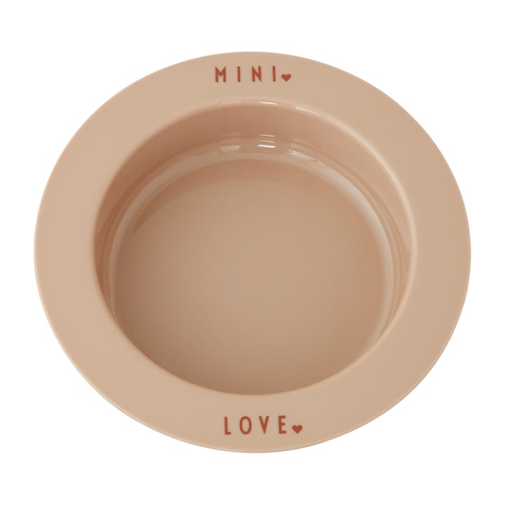 Design Letters deep plate favourite mini - Beige-love - Design Letters