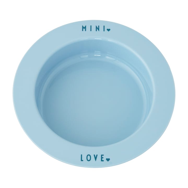 Design Letters deep plate favourite mini - Light blue-love - Design Letters