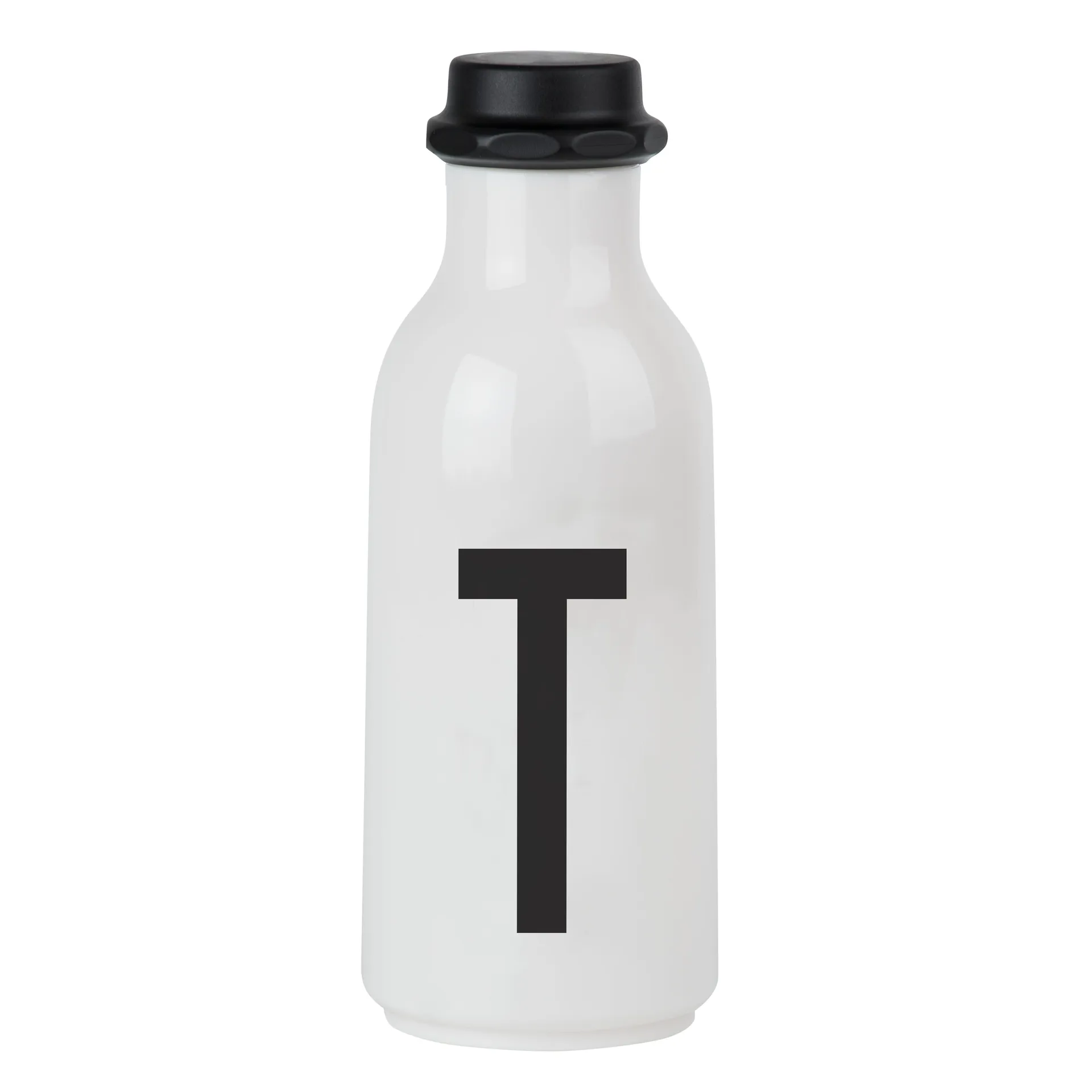 Design Letters drinking bottle, T Design Letters