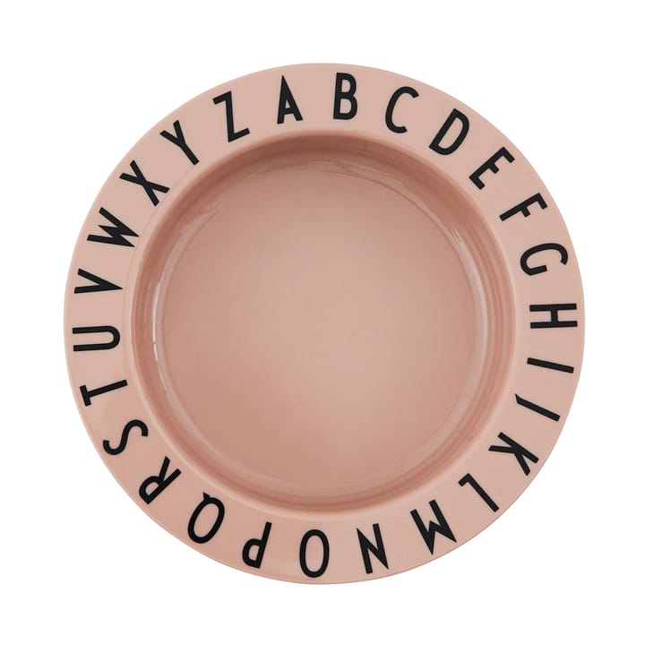 Design Letters Eat&Learn deep plate - Nude - Design Letters