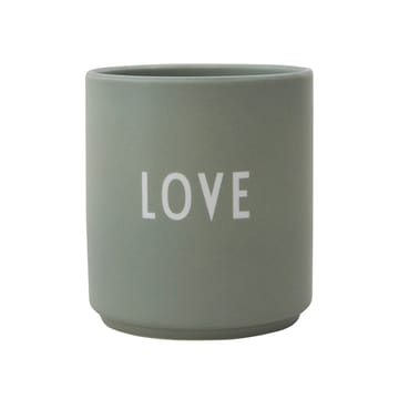 Design Letters favourite cup 25 cl - Dad/Love-green - Design Letters