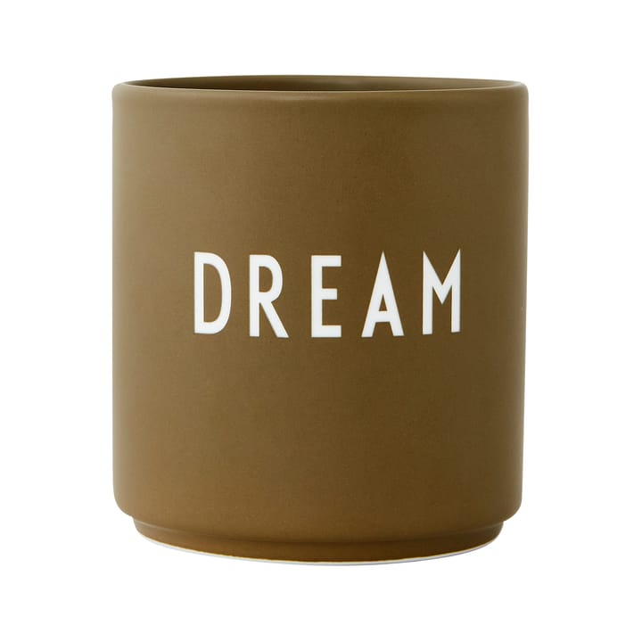 Design Letters favourite cup 25 cl - Dream-olive - Design Letters
