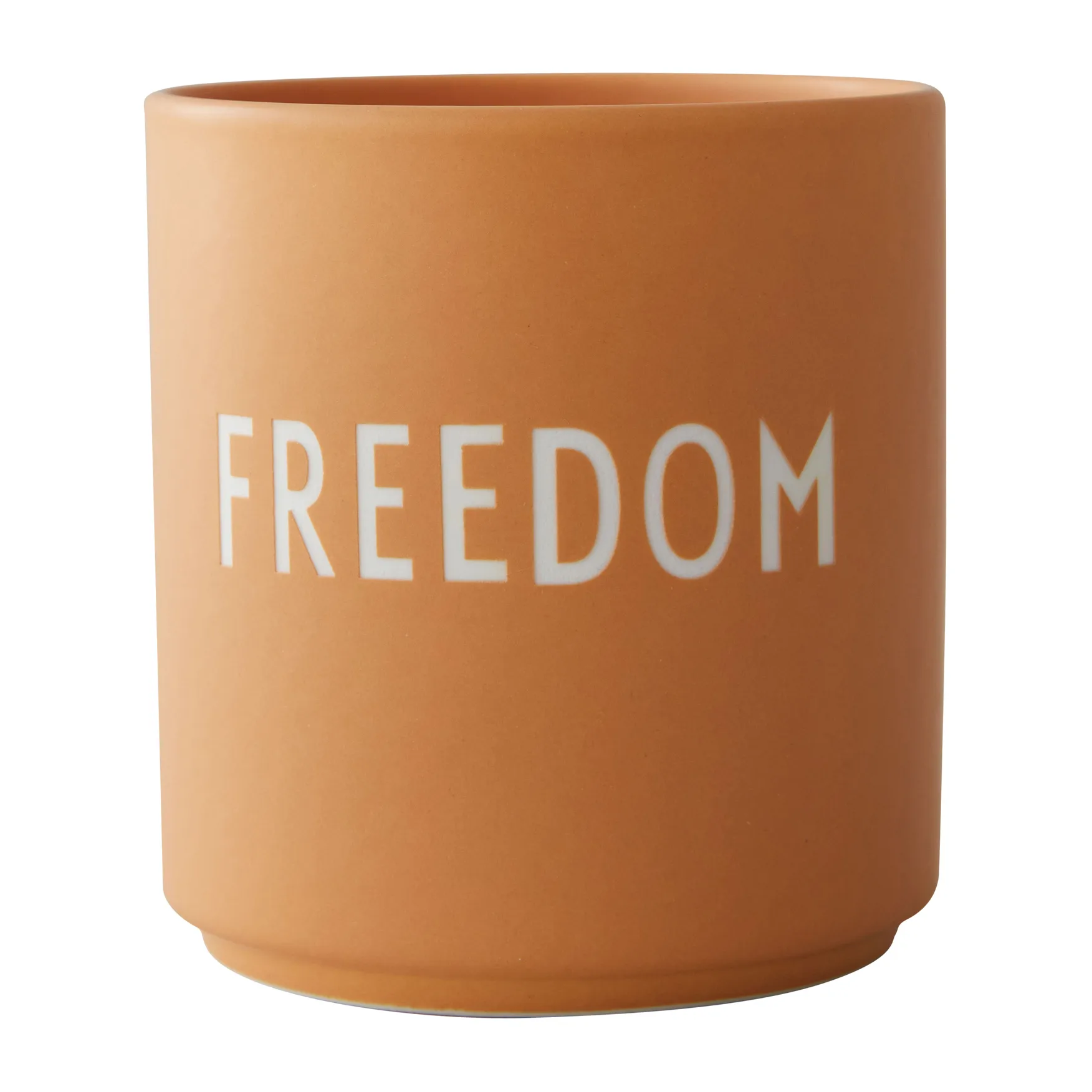 Design Letters favourite cup 25 cl, Freedom-orange Design Letters