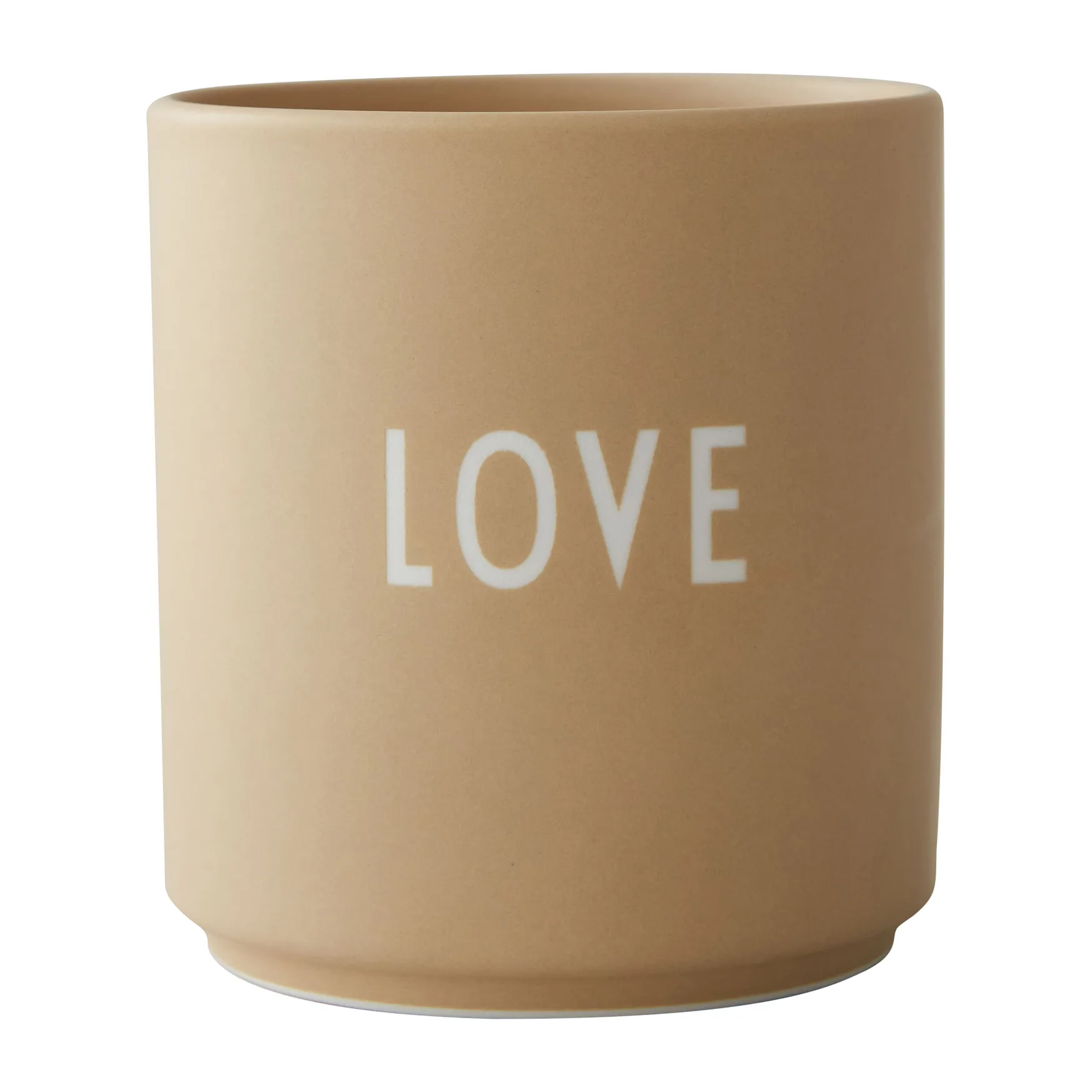 Design Letters favourite cup 25 cl, Love-beige Design Letters