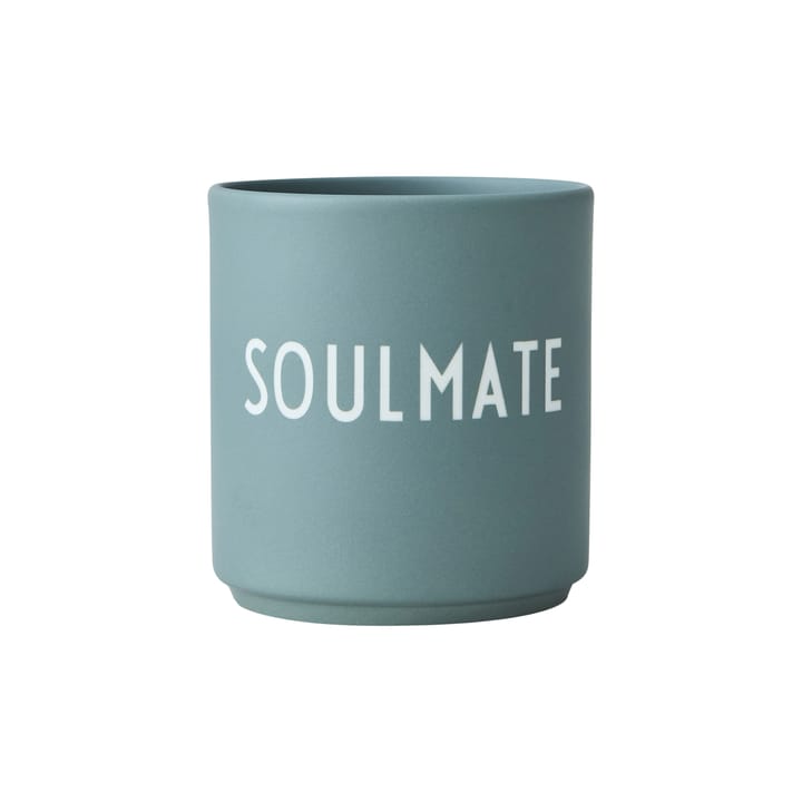 Design Letters favourite cup 25 cl, Soulmate (Green) Design Letters