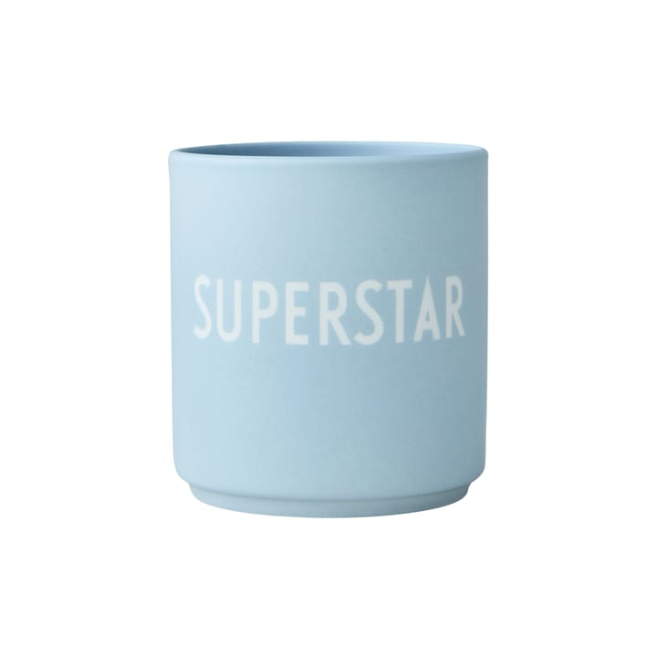 Design Letters favourite cup 25 cl - Superstar (Blue) - Design Letters