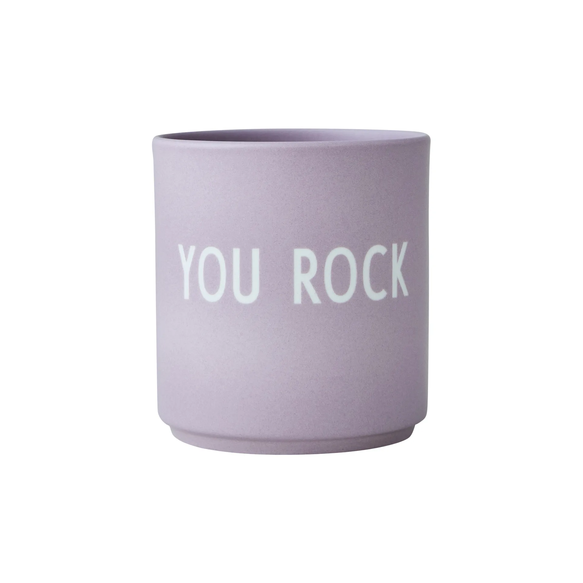 Design Letters favourite cup 25 cl, You rock-lavender Design Letters