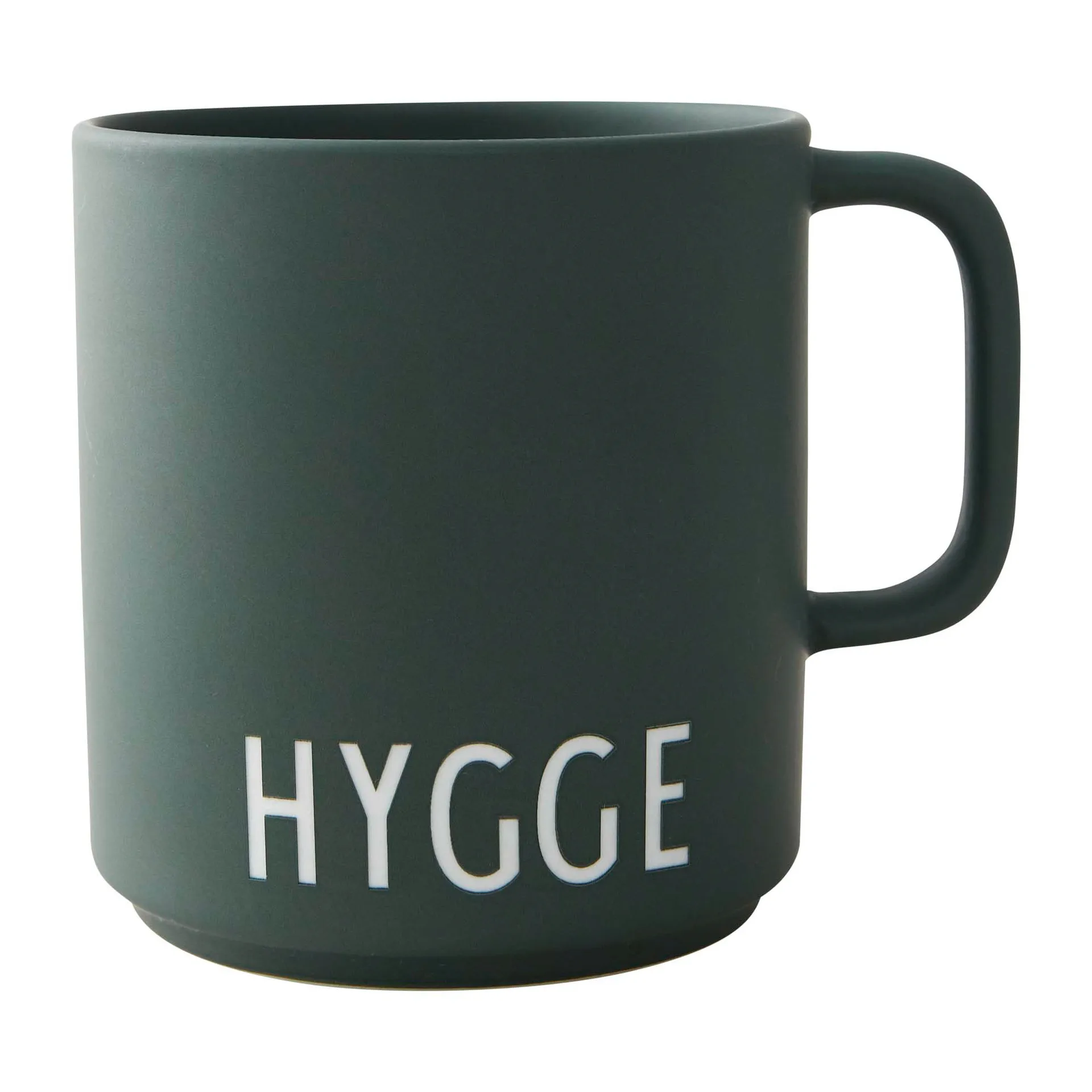 Design Letters favourite cup with handle 25 cl, Hygge-dark green Design Letters