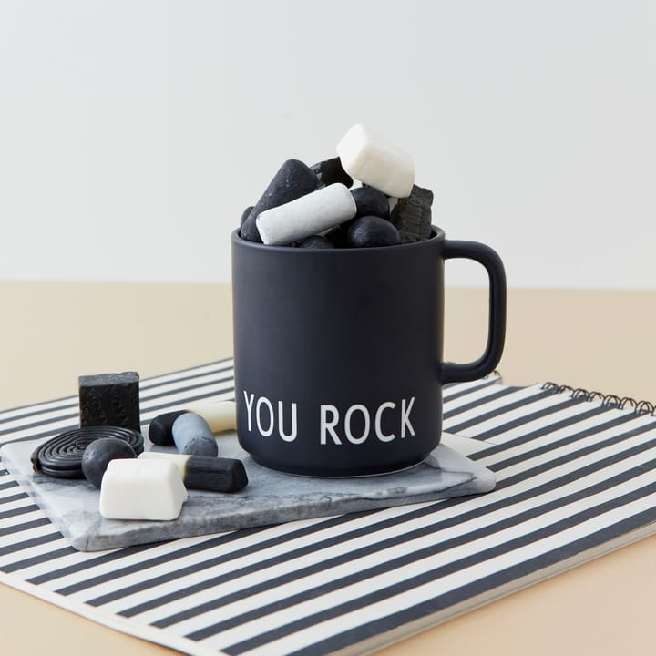 Design Letters favourite cup with handle 25 cl, you rock Design Letters