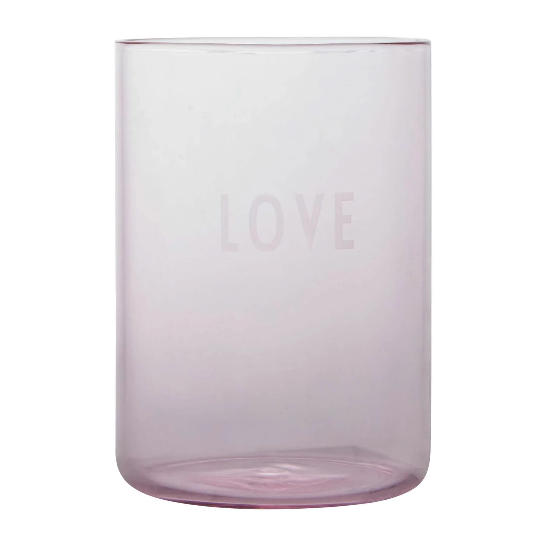 Design Letters favourite glass 35 cl, Love-rose Design Letters