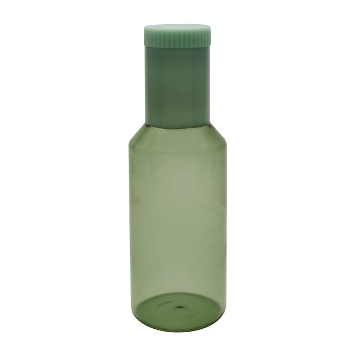 Design Letters glass carafe tub 1 L - Green/milky green - Design Letters