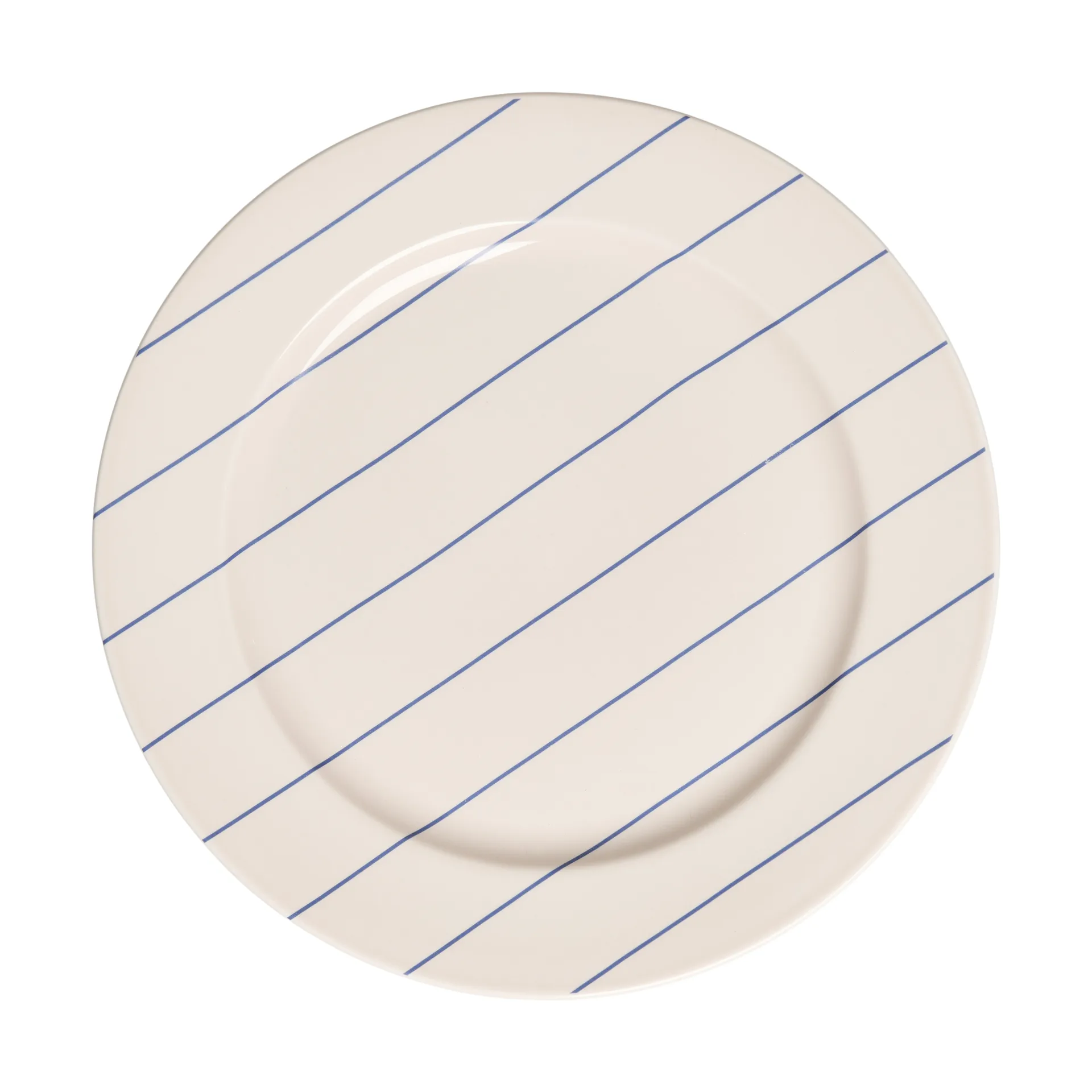 Design Letters Pyjamas plate Ø23 cm, Midnight blue-pastel beige Design Letters