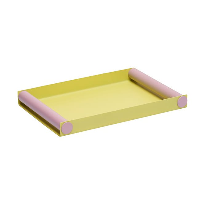Design Letters Serving tray medium - Yellow-lavender - Design Letters