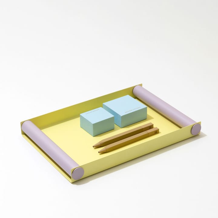 Design Letters Serving tray medium, Yellow-lavender Design Letters