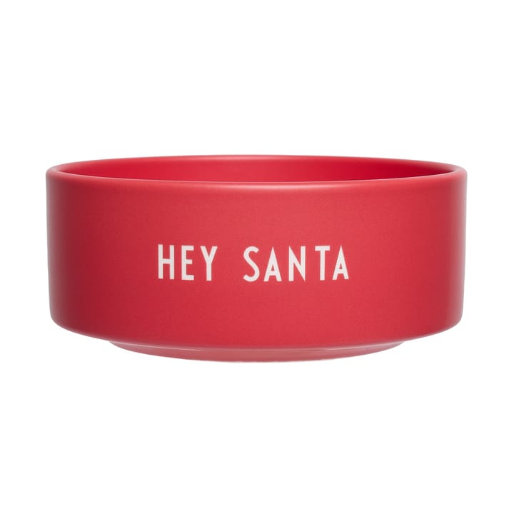 Design Letters snack bowl Ø12 cm - Santa-faded rose - Design Letters