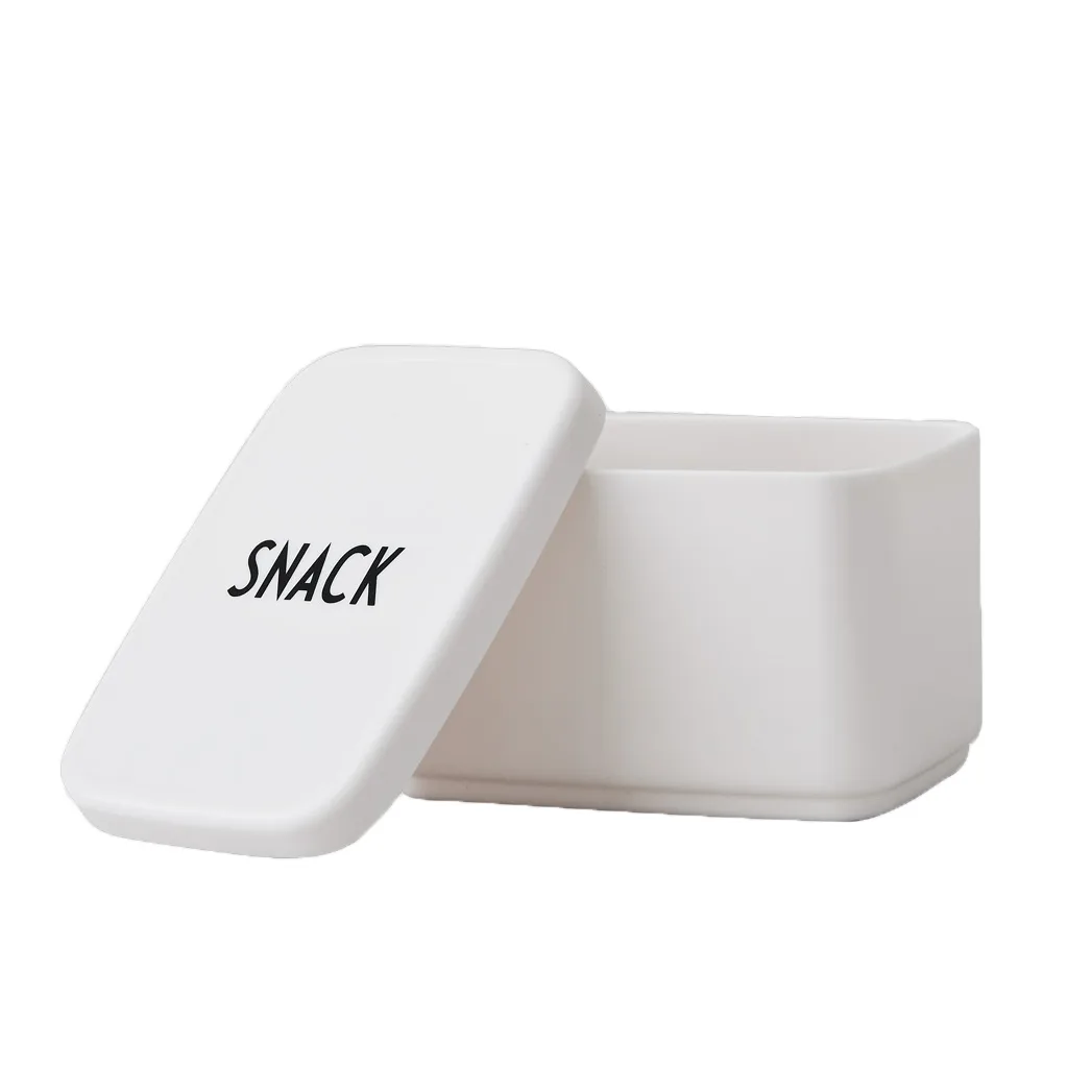 Design Letters snack box for lunch box, white Design Letters