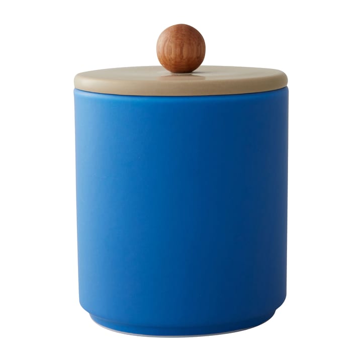 Design Letters storage jar 25 cl, Cobalt blue/beige Design Letters