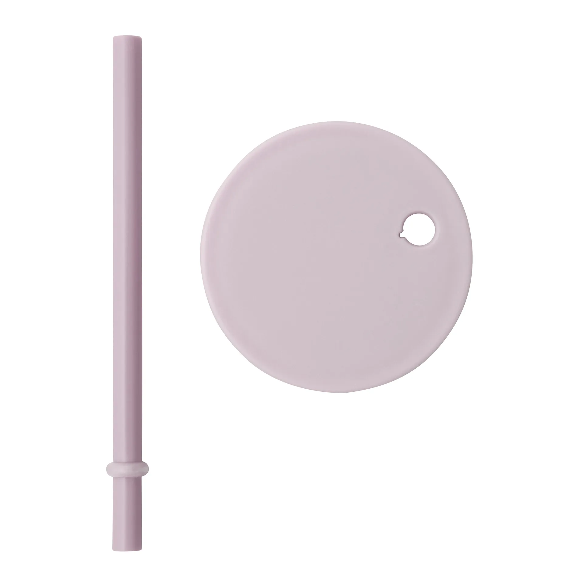 Design Letters straw with lid, Lavender Design Letters