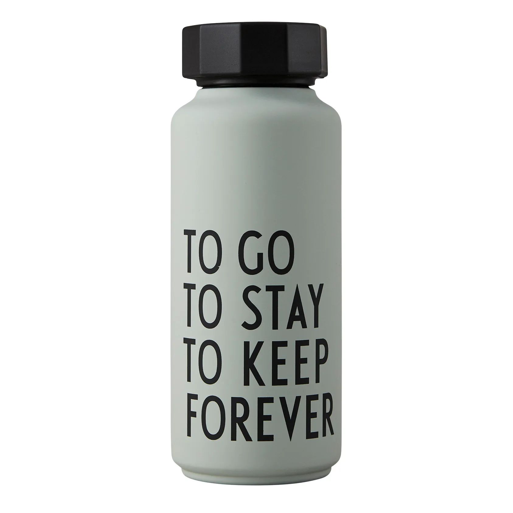 Design Letters thermal flask special edition, Grey green Design Letters