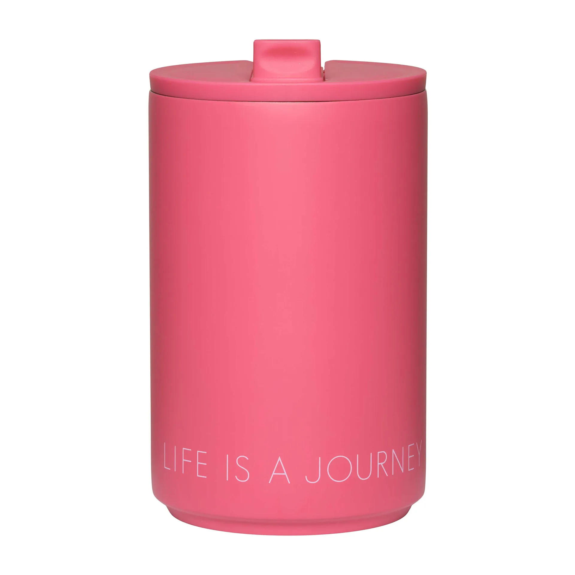 Design Letters thermal mug, Cherry pink Design Letters