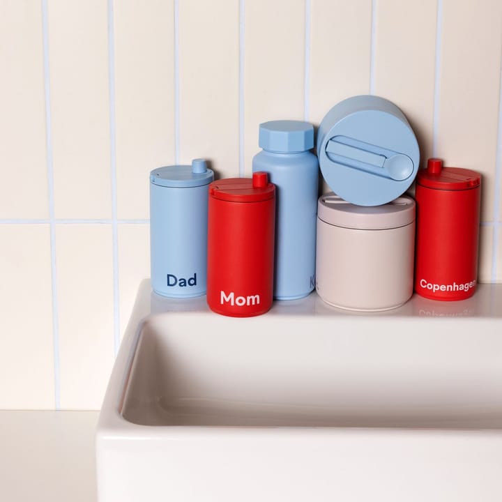 Design Letters travel mug 35 cl, Copenhagen-Coral Design Letters